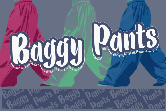 Baggy Pants Font: Bold Branding for Small Business