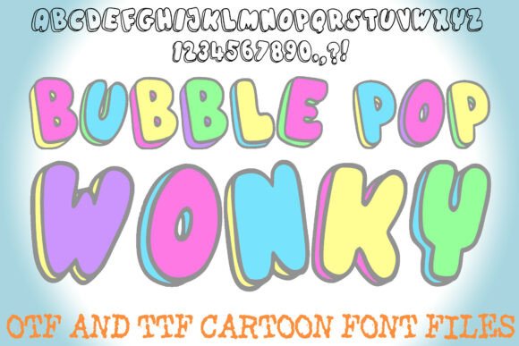 Bubble Pop Wonky: A Designer’s Take on Quirky Display Typography