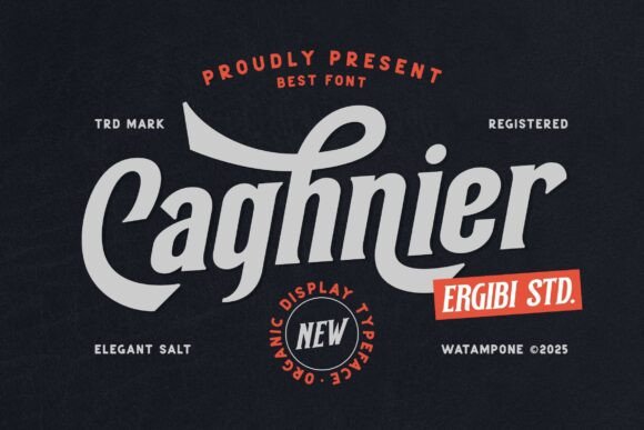 Caghnier Font: Elevating Digital Campaigns with Refined Serif Style