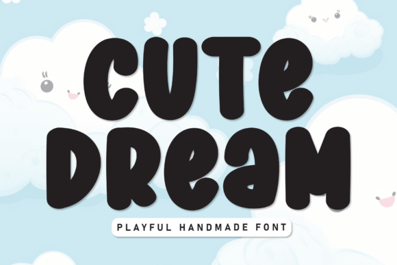 Cute Dream: A Playful Display Font for Crafters and Product Creators