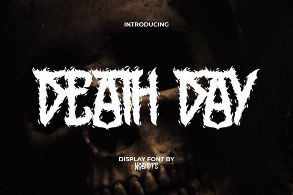 Death Day Font: Editorial Design for Heavy Themes