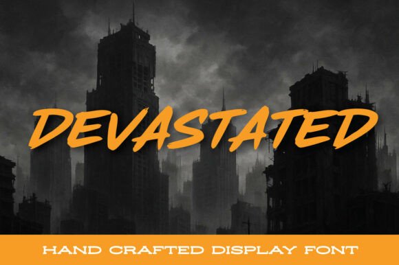 Devastated Font: Adding Raw Energy to Editorial Layouts