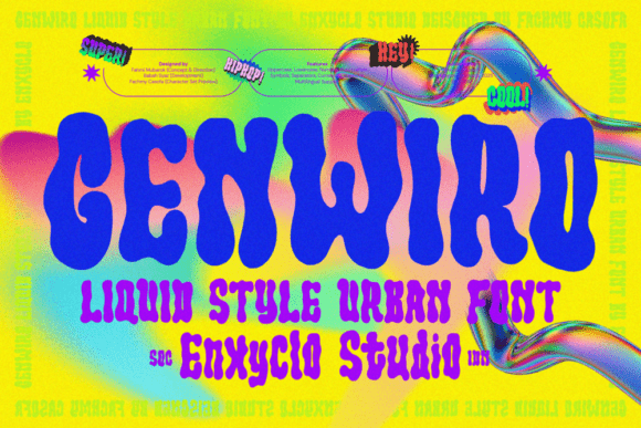 Genwiro: A Bold Display Font for Modern Web Design and Digital Branding