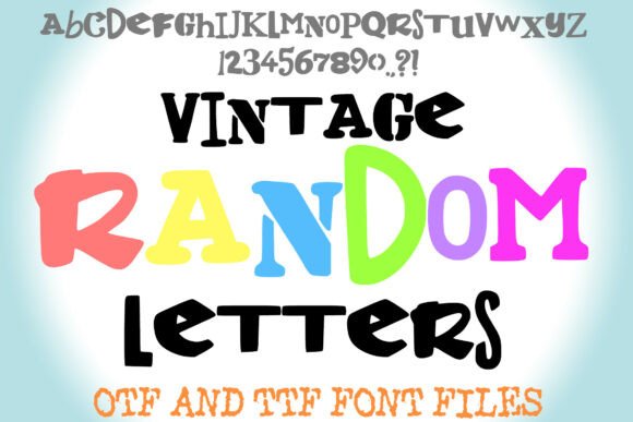 How a Vintage Random Letters Font Can Elevate Your Brand’s Visual Identity