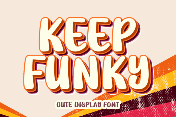 Keep Funky Font: A Playful Display Typeface for Modern Branding