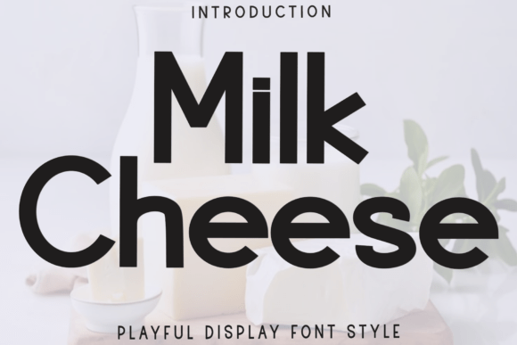 Milk Cheese: A Festive Display Font for Joyful Web Designs