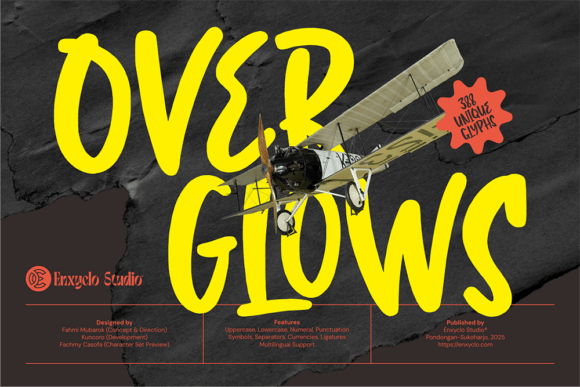 Overglows Font: Handwritten Charm for Makers