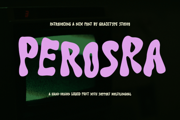 Perosra: A Bold Display Font That Elevates Modern Web Design