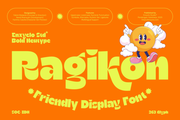 Ragikon: A Bold Display Font for Dynamic Web Design