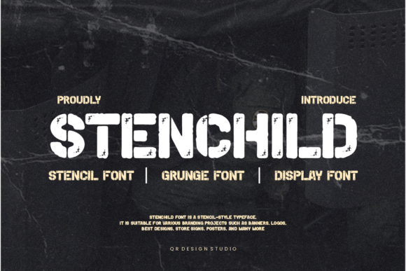Stenchild Font Review for Bold Web Design