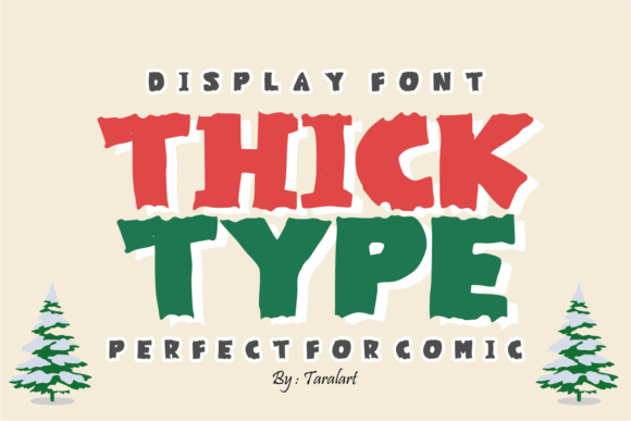 Thick Type Font Review for Web Design Layouts