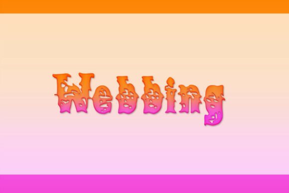 Webbing Font: A Display Typeface for Digital Layouts