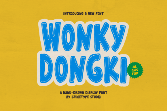 Wonky Dongki: A Designer’s Take on This Bold Display Font
